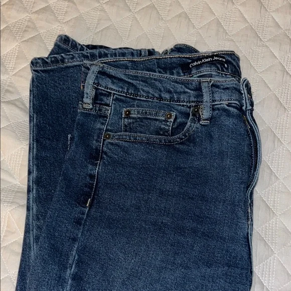 Calvin Klein Dark Denim Jeans - Picture 1 of 2
